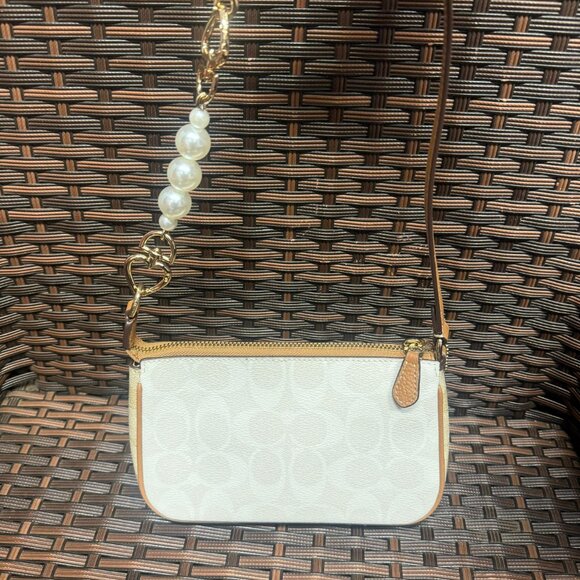 coach Nolita 19 In Blocked Signature Canvas ca444 - Picture 3 of 7